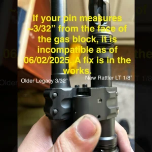 OMEGA Valve Mod. 1 for LEGACY (Gen. 1, Pre-Virtus, Keymod) MCX